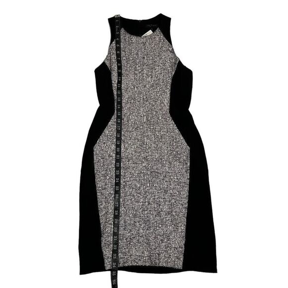 Rag & Bone White & Black Bodycon Sheath Dress XSmall. Weave Pattern - Picture 8 of 11